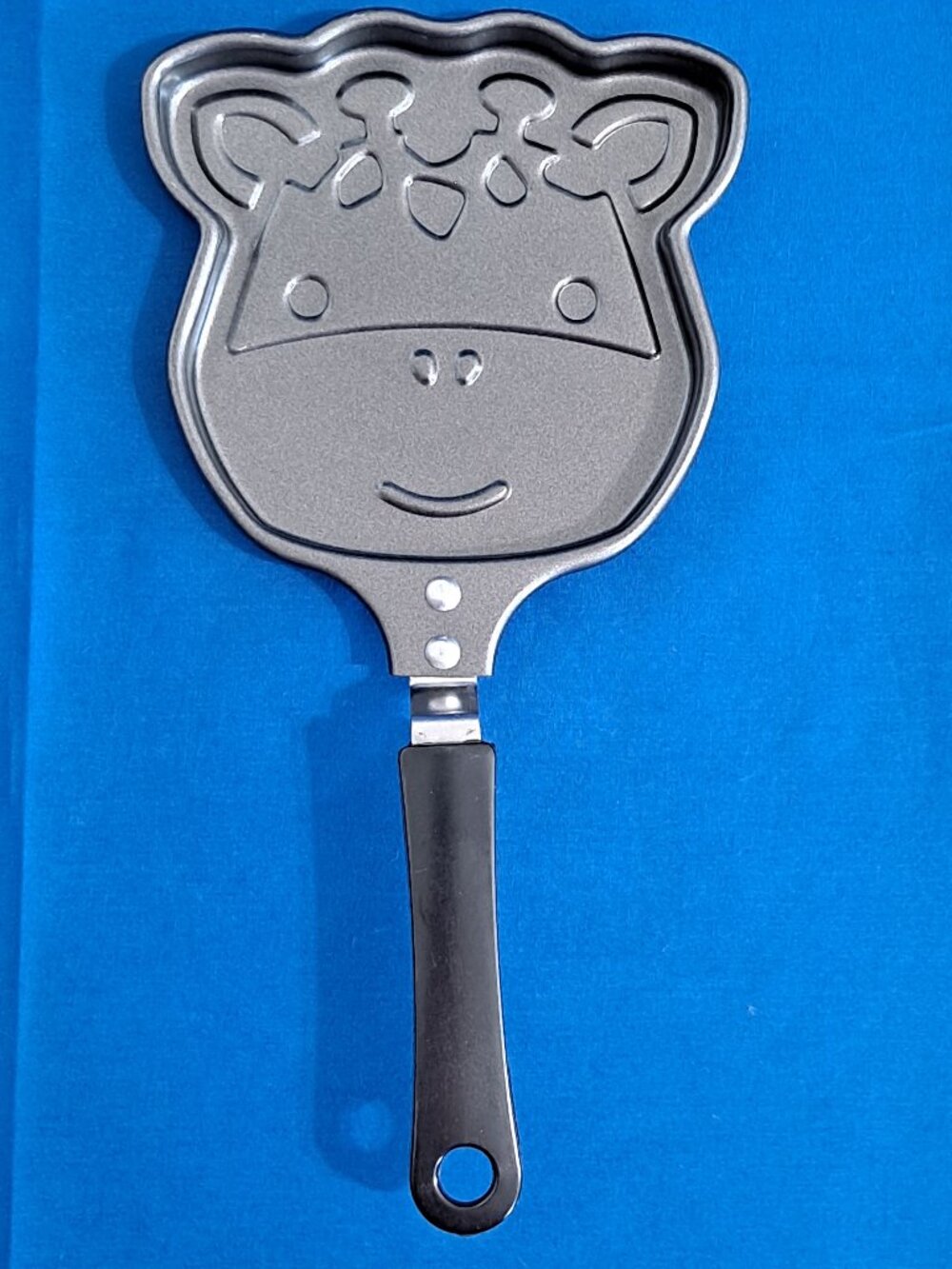 Cow Shaped PANCAKE SKILLET Egg Pan Non-Stick Chocolate Mold Candy Kids Bull Anim